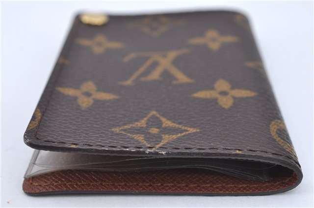 Auth LOUIS VUITTON Monogram Porte Cartes Credit Pression M60937 Card Case H7597