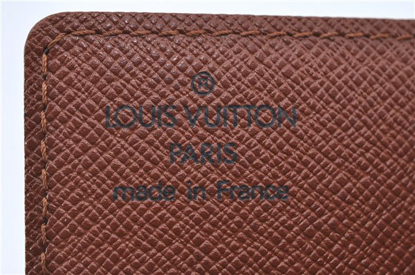 Auth LOUIS VUITTON Monogram Porte Cartes Credit Pression M60937 Card Case H7597