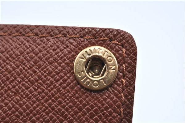 Auth LOUIS VUITTON Monogram Porte Cartes Credit Pression M60937 Card Case H7597