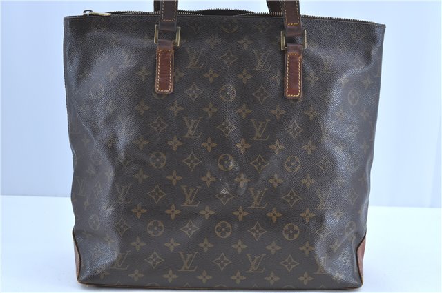 Authentic LOUIS VUITTON Monogram Cabas Mezzo Tote Bag M51151 Junk LV H7614