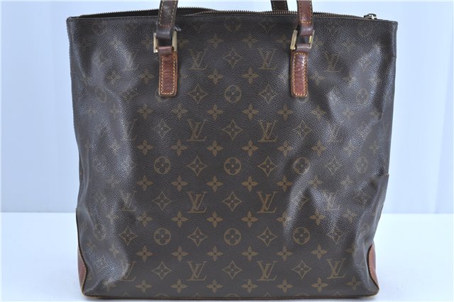 Authentic LOUIS VUITTON Monogram Cabas Mezzo Tote Bag M51151 Junk LV H7614