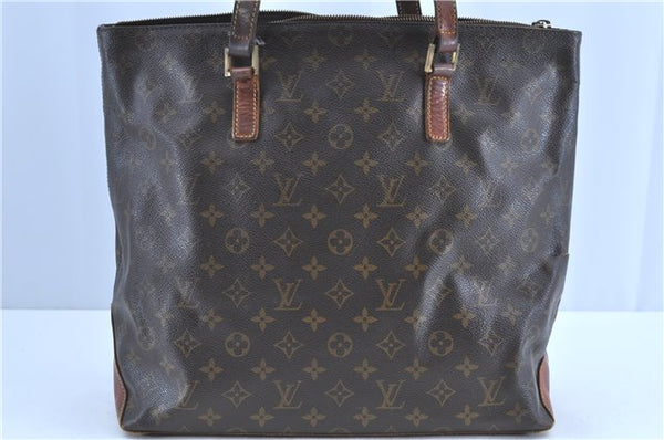 Authentic LOUIS VUITTON Monogram Cabas Mezzo Tote Bag M51151 Junk LV H7614