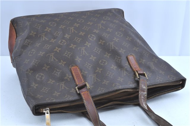 Authentic LOUIS VUITTON Monogram Cabas Mezzo Tote Bag M51151 Junk LV H7614
