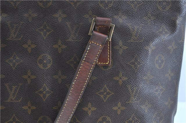 Authentic LOUIS VUITTON Monogram Cabas Mezzo Tote Bag M51151 Junk LV H7614