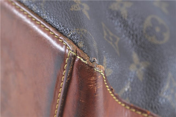 Authentic LOUIS VUITTON Monogram Cabas Mezzo Tote Bag M51151 Junk LV H7614