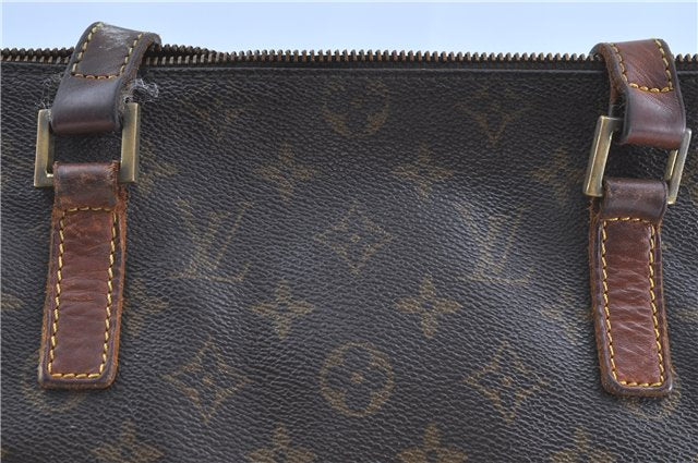 Authentic LOUIS VUITTON Monogram Cabas Mezzo Tote Bag M51151 Junk LV H7614