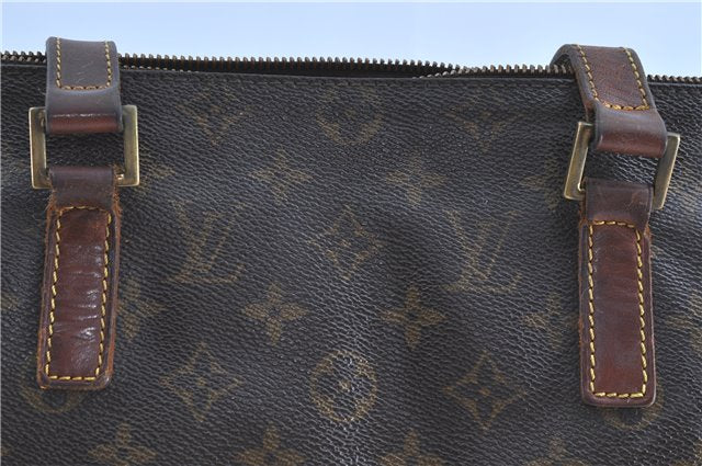 Authentic LOUIS VUITTON Monogram Cabas Mezzo Tote Bag M51151 Junk LV H7614
