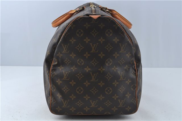 Authentic LOUIS VUITTON Monogram Keepall 55 Boston Bag M41424 LV H7619