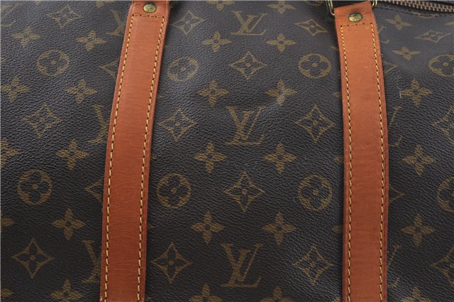 Authentic LOUIS VUITTON Monogram Keepall 55 Boston Bag M41424 LV H7619