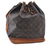 Authentic LOUIS VUITTON Monogram Noe Shoulder Bag M42224 LV H7622