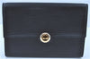Authentic LOUIS VUITTON Epi Arche 2Way Shoulder Clutch Bag Black M52572 LV H7624