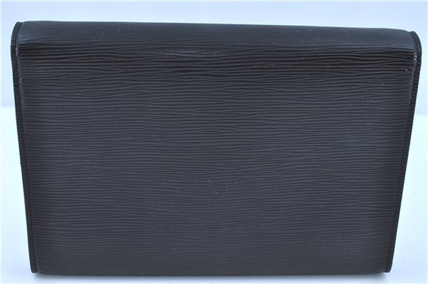 Authentic LOUIS VUITTON Epi Arche 2Way Shoulder Clutch Bag Black M52572 LV H7624