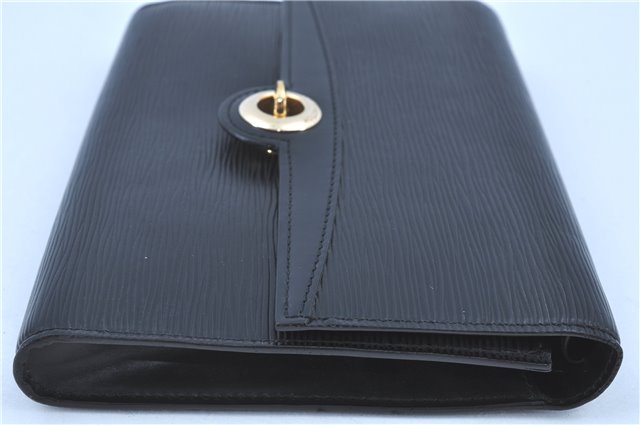 Authentic LOUIS VUITTON Epi Arche 2Way Shoulder Clutch Bag Black M52572 LV H7624