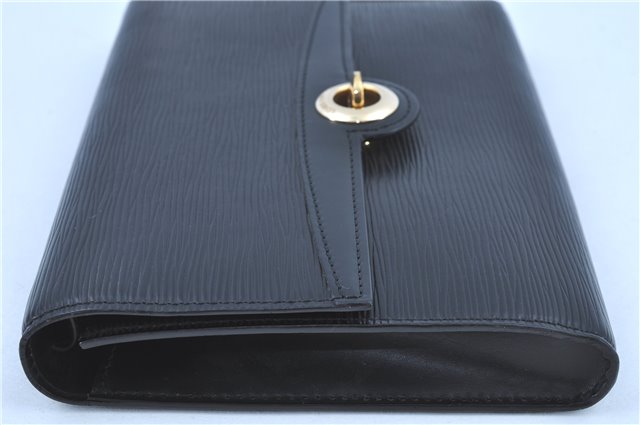 Authentic LOUIS VUITTON Epi Arche 2Way Shoulder Clutch Bag Black M52572 LV H7624