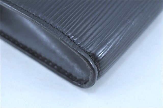 Authentic LOUIS VUITTON Epi Arche 2Way Shoulder Clutch Bag Black M52572 LV H7624