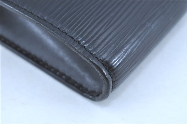 Authentic LOUIS VUITTON Epi Arche 2Way Shoulder Clutch Bag Black M52572 LV H7624