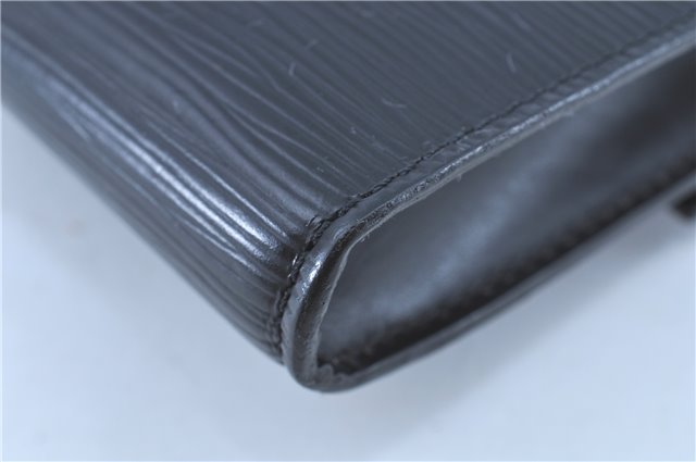 Authentic LOUIS VUITTON Epi Arche 2Way Shoulder Clutch Bag Black M52572 LV H7624