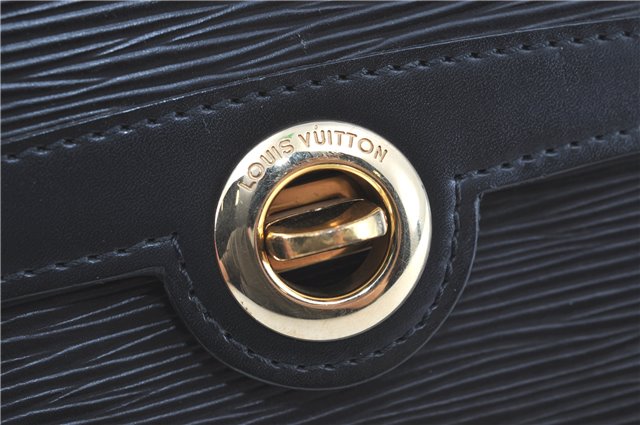Authentic LOUIS VUITTON Epi Arche 2Way Shoulder Clutch Bag Black M52572 LV H7624