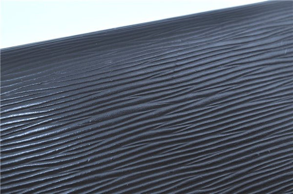 Authentic LOUIS VUITTON Epi Arche 2Way Shoulder Clutch Bag Black M52572 LV H7624