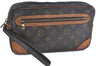 Auth LOUIS VUITTON Monogram Marly Dragonne GM Clutch Hand Bag M51825 LV H7629
