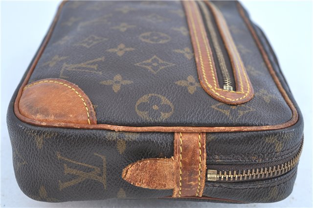 Auth LOUIS VUITTON Monogram Marly Dragonne GM Clutch Hand Bag M51825 LV H7629