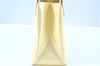 Authentic LOUIS VUITTON Vernis Reade PM Hand Bag Ivory White M91145 LV H7631