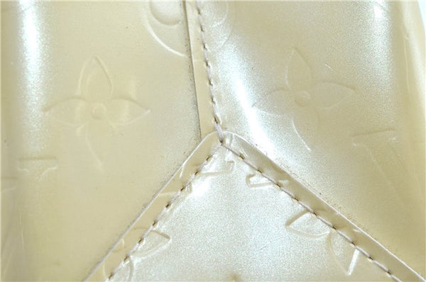 Authentic LOUIS VUITTON Vernis Reade PM Hand Bag Ivory White M91145 LV H7631