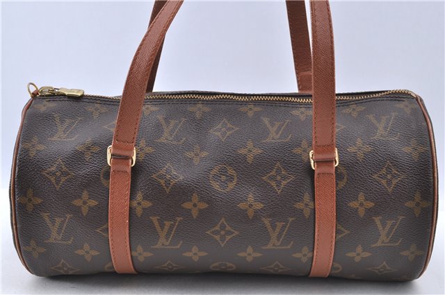 Authentic LOUIS VUITTON Monogram Papillon 30 Hand Bag Old Model LV H7635