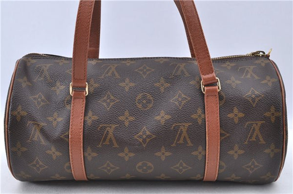 Authentic LOUIS VUITTON Monogram Papillon 30 Hand Bag Old Model LV H7635