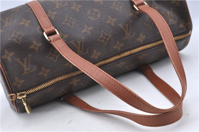 Authentic LOUIS VUITTON Monogram Papillon 30 Hand Bag Old Model LV H7635