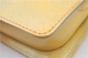 Auth LOUIS VUITTON Monogram Vernis Mott Shoulder Hand Bag Yellow M91030 LV H7640