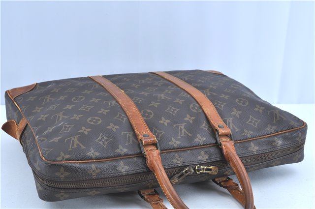 Auth LOUIS VUITTON Monogram Porte Documents Voyage Briefcase M53361 LV H7644