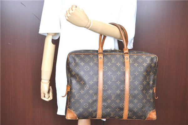 Auth LOUIS VUITTON Monogram Porte Documents Voyage Briefcase M53361 LV H7644