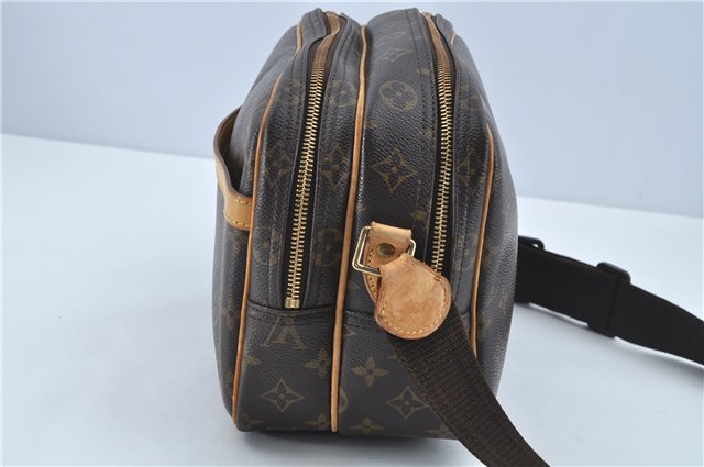 Auth LOUIS VUITTON Monogram Reporter PM Shoulder Cross Body Bag M45254 LV H7645