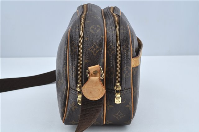 Auth LOUIS VUITTON Monogram Reporter PM Shoulder Cross Body Bag M45254 LV H7645