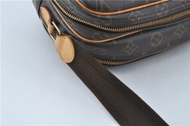 Auth LOUIS VUITTON Monogram Reporter PM Shoulder Cross Body Bag M45254 LV H7645