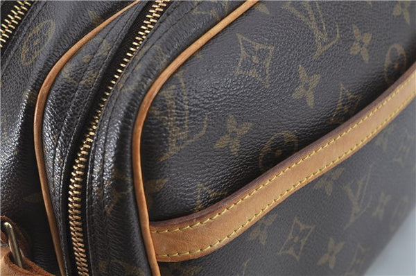 Auth LOUIS VUITTON Monogram Reporter PM Shoulder Cross Body Bag M45254 LV H7645