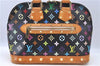 Auth LOUIS VUITTON Monogram Multicolor Alma PM Black Hand Bag M92646 LV H7646
