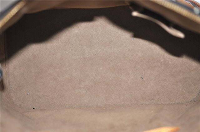 Auth LOUIS VUITTON Monogram Multicolor Alma PM Black Hand Bag M92646 LV H7646