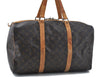 Authentic LOUIS VUITTON Monogram Sac Souple 45 Hand Boston Bag M41624 LV H7647