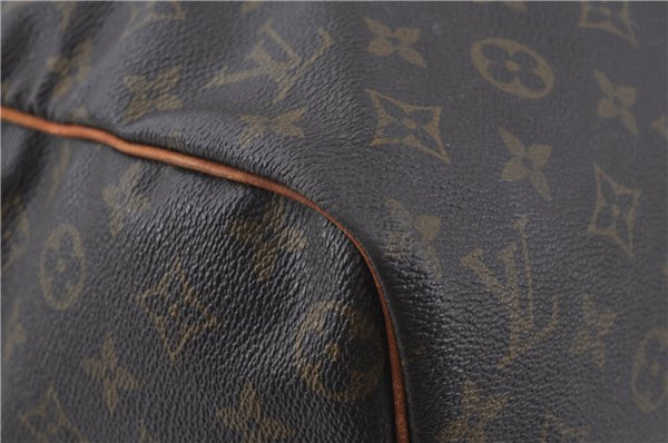 Authentic LOUIS VUITTON Monogram Sac Souple 45 Hand Boston Bag M41624 LV H7647