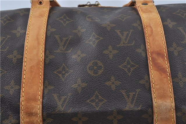 Authentic LOUIS VUITTON Monogram Sac Souple 45 Hand Boston Bag M41624 LV H7647