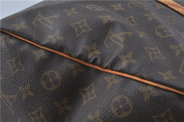 Authentic LOUIS VUITTON Monogram Sac Souple 45 Hand Boston Bag M41624 LV H7647