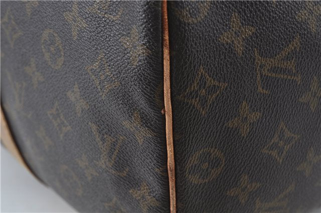 Authentic LOUIS VUITTON Monogram Sac Souple 45 Hand Boston Bag M41624 LV H7647