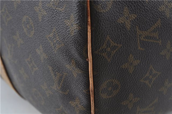 Authentic LOUIS VUITTON Monogram Sac Souple 45 Hand Boston Bag M41624 LV H7647