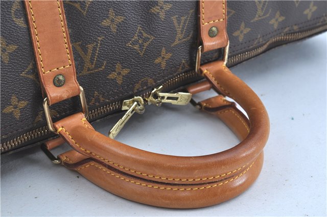 Authentic LOUIS VUITTON Monogram Keepall 50 Boston Bag M41426 LV H7648