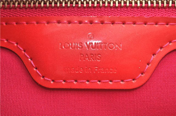 Authentic LOUIS VUITTON Vernis Wilshire PM Hand Bag Pink M93643 LV H7655