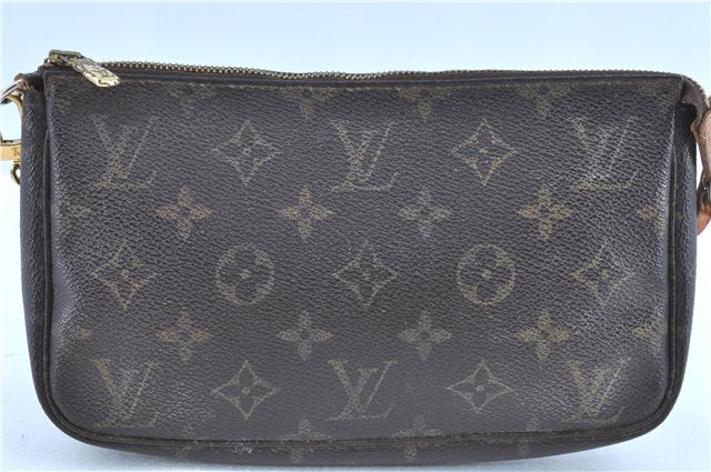 Authentic LOUIS VUITTON Monogram Pochette Accessoires Pouch M51980 LV H7658