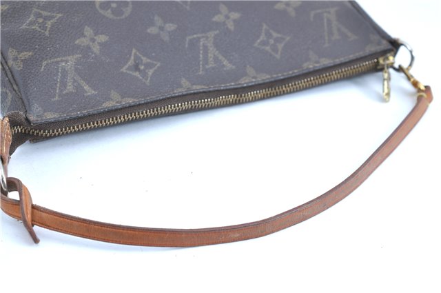 Authentic LOUIS VUITTON Monogram Pochette Accessoires Pouch M51980 LV H7658