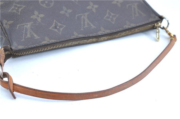 Authentic LOUIS VUITTON Monogram Pochette Accessoires Pouch M51980 LV H7658
